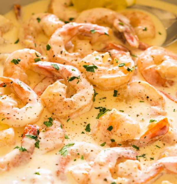 Creamy Garlic Shrimp