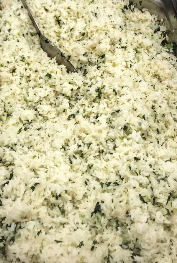 Arroz con Cilantro, Ajo y Limon Coriander, Garlic And Lemon